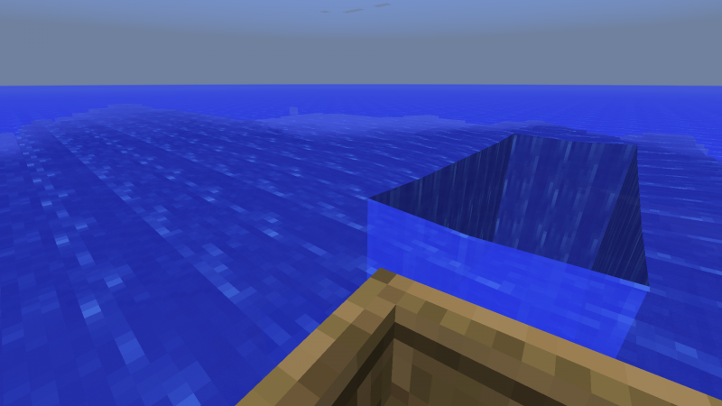 Minecraft 1.8, trou dans l'eau